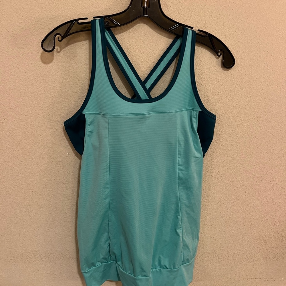 Teal Racerback Tank Top
